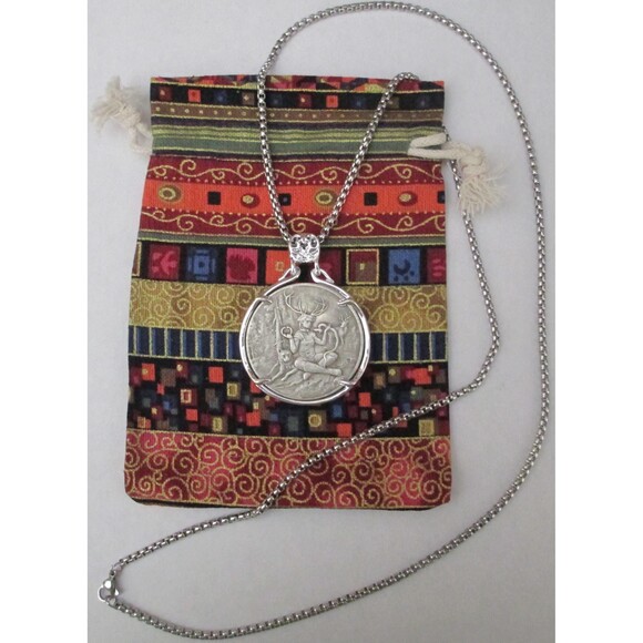 Celtic Lore NEW- Cernunnos & Morrigan Necklace- Two Necklaces in One - Picture 10 of 10